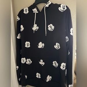 Black Disney Mickey Hoodie men’s or women’s (size men’s large)